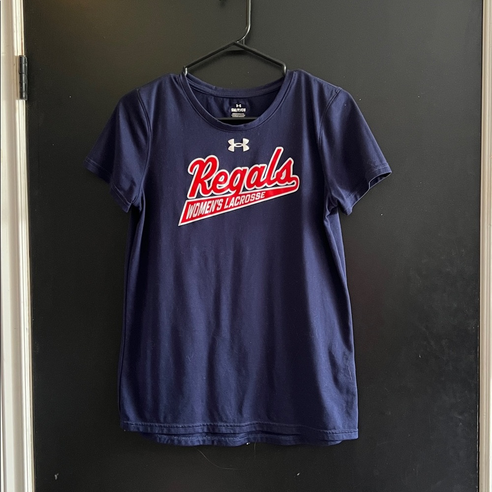 Under Armour Regal Women's Lacrosse Tee - Navy and Red